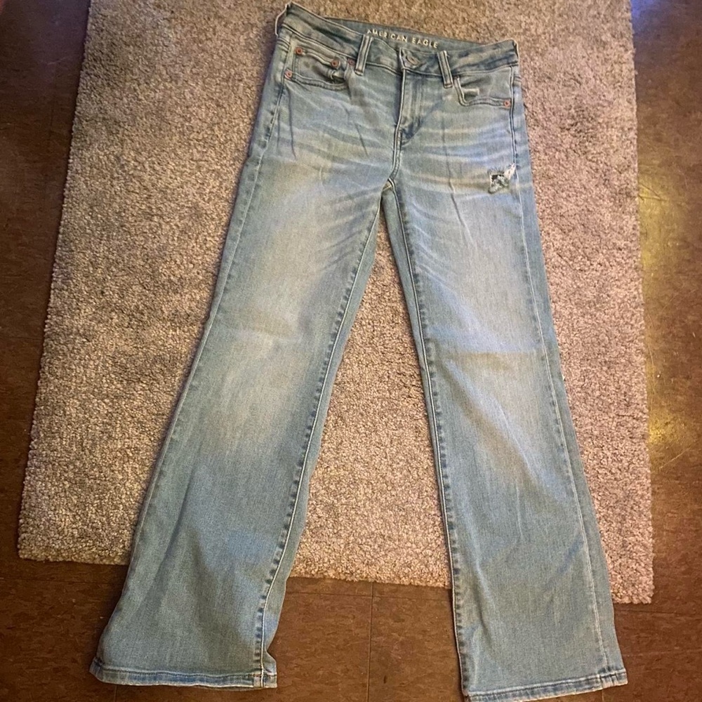 American Eagle Outfitters Light Blue Boot Cut Jeans